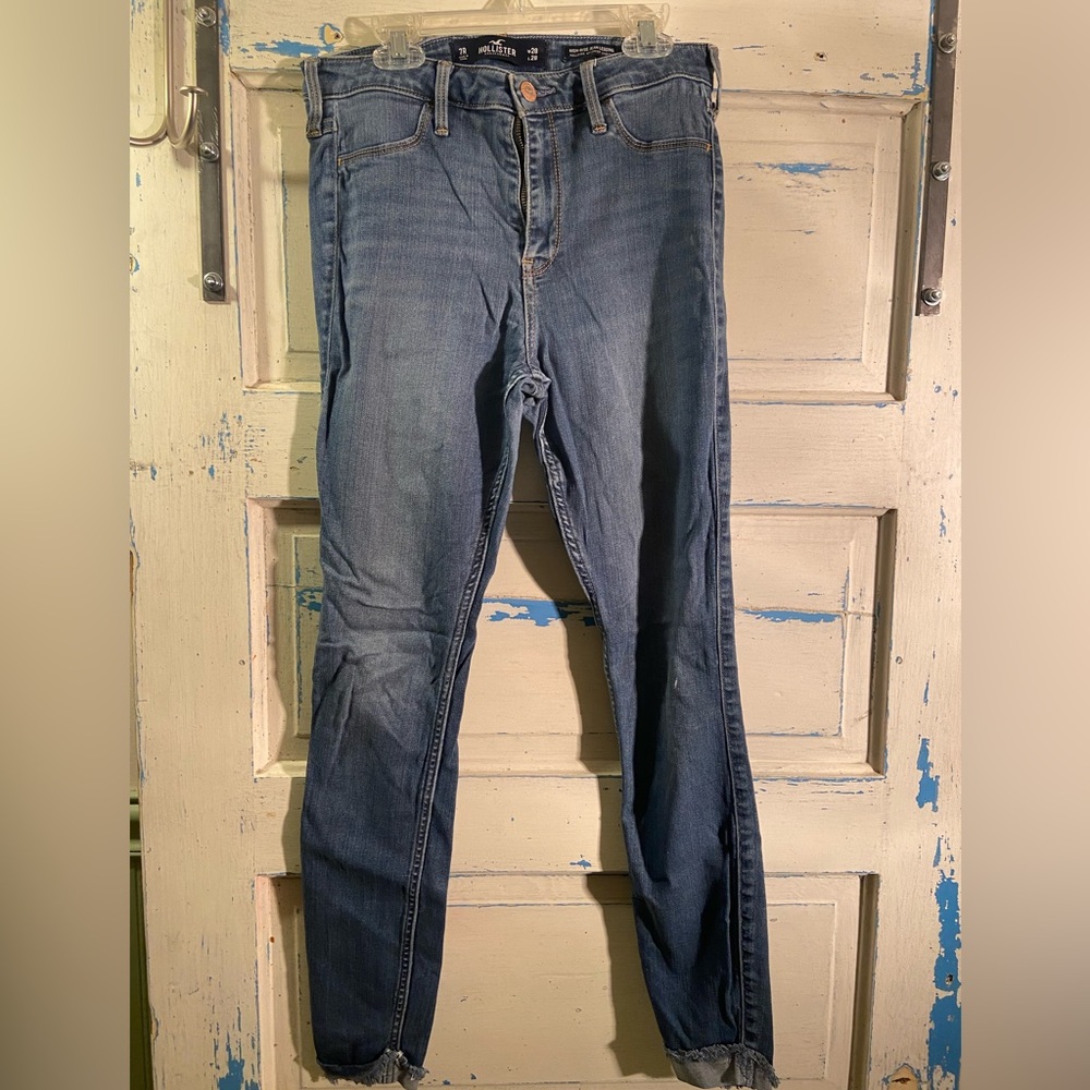 Hollister Women's Classic Blue Skinny Jeans